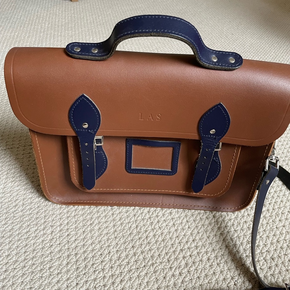Cambridge Satchel Company 13” brown bag